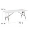 Flash Furniture Blue Canopy Tent, Folding Table and 4 Chair Set JJ-GZ10PKG183Z-4LEL3-BLWH-GG - alternate 2
